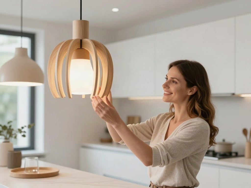 Lampen Küche Holz: Natürliche Lichtideen