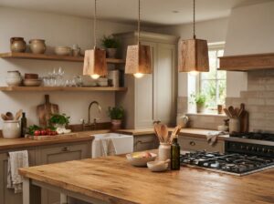Lampen Küche Holz: Natürliche Lichtideen