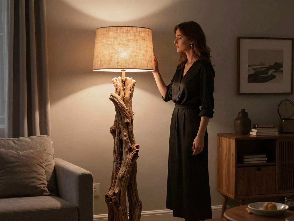Lampen mit Treibholz für dein Zuhause