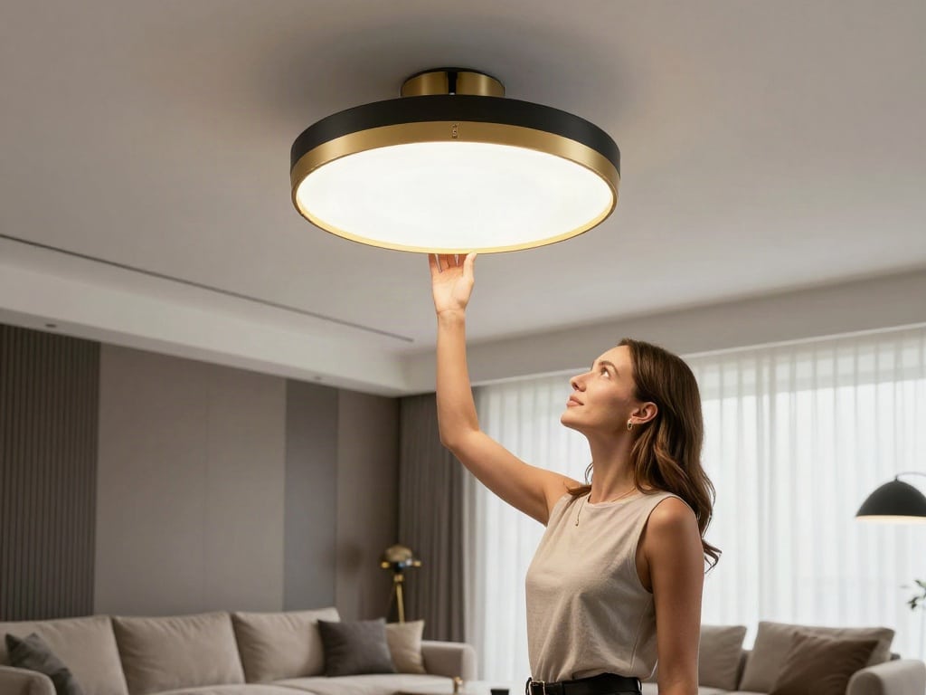 Lampen Schwarz Gold für die Decke