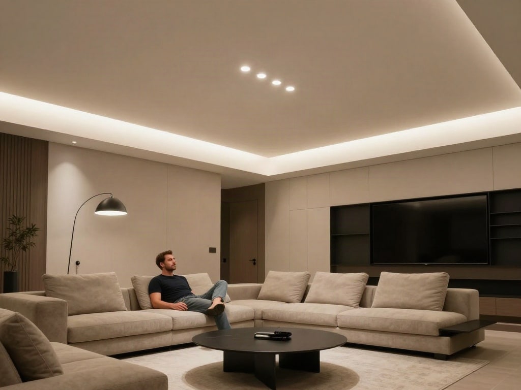 LED Deckenleuchten Wohnzimmer modern gestalten