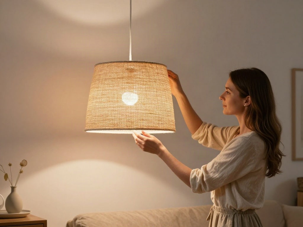 Sisal Lampen für natürliches Licht zu Hause