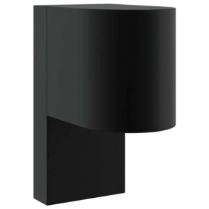 vidaXL Außenwandleuchte Schwarz 12 x 7 x 15 cm Edelstahl 4005979