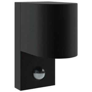 vidaXL Außenwandleuchte Schwarz 12 x 7 x 15 cm Edelstahl 4005981