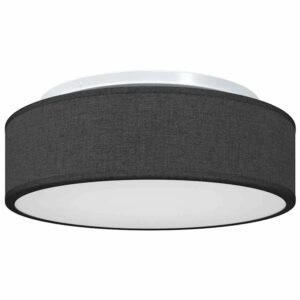 vidaXL Deckenlampe mit Strahlern Schwarz 38 x 38 x 13