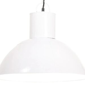 vidaXL Hängelampe 25 W Weiß Rund 48 cm E27 320566