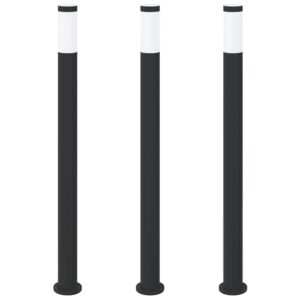 vidaXL Pollerleuchten 3er 110 cm Edelstahl IP44 4006028