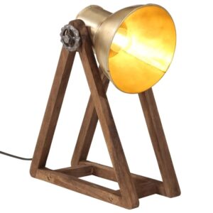 vidaXL Schreibtischlampe 25 W Antik-Messing 30x17x40 cm E27 371898