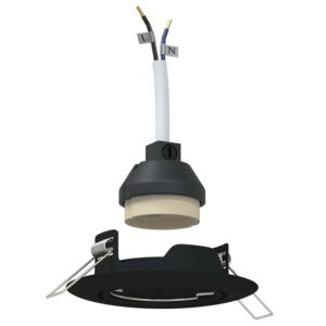 vidaXL Spotlight 12 Stk Schwarz 9 x 9 x 2