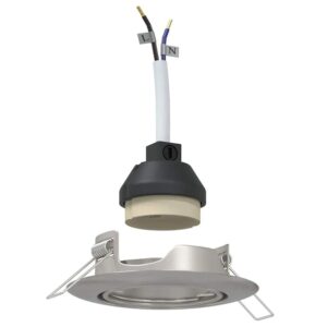 vidaXL Spotlight 12 Stk Silber 9 x 9 x 2