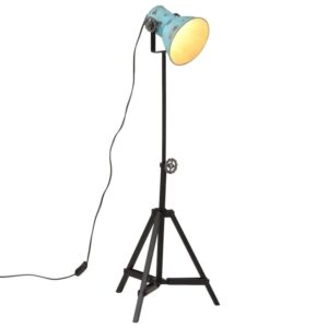 vidaXL Stehleuchte 25 W Blau 35x35x65/95 cm E27 371874
