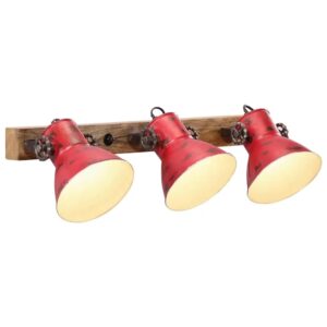 vidaXL Wandleuchte 25 W Rot 65x25 cm E27 371822