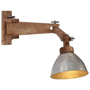 vidaXL Wandleuchte 25 W Vintage Silbern E27 371909
