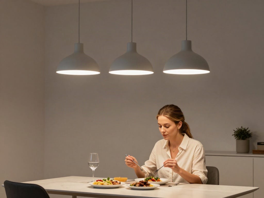 Wie viele Lampen über Esstisch?