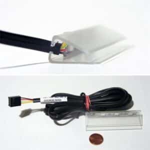 world-trading-net 4er SET LED Glasbodenbeleuchtung 66mm RGB